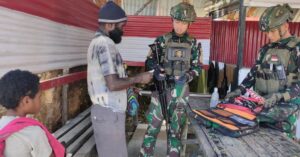 Meningkatnya Jumlah Masyarakat yang Berobat di Titik Kuat Satgas Yonif 509 Kostrad di Intan Jaya