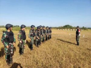 Detasemen Markas Divif 3 Kostrad Gelar Latihan Menembak Senjata Ringan TW III