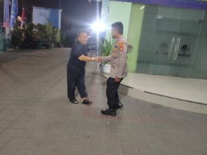 Patroli Dialogis Briptu M Iqbal Sambang Ke Kampus STIAMI, Imbau Petugas Security
