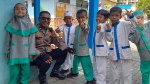 Unit Patmor Polsek Metro Menteng Kunjungan di Tk Pembina Menteng