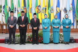 Ketum TP PKK Tri Tito Karnavian Lantik Pj. Ketua TP PKK serta Pembina Posyandu Provinsi Aceh dan Babel