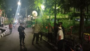 Patroli Strong Points Pagi Hari Pemantauan dan Antisipasi Tawuran Sekitaran Taman Johar Baru RW 03 Johar Baru.