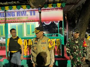 Kapolsek Johar Baru Pimpin Apel Bersama Tiga Dalam Rangka Kesiapan Operasi Cipta Kondisi