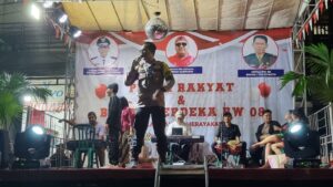 Malam Puncak Perayaan Kemerdekaan HUT RI Ke 79 Warga RW 08 Kelurahan Kampung Rawa