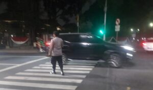 Unit Patmor Aipda Dion dan Aipda Herlyn Patroli Strong Points Antisipasi Malam Hari Kejahatan Jalanan.