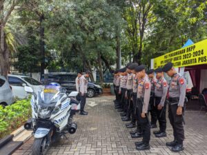 Ipda Kuntrans Pimpin Apel Pengamanan Rencana Aksi Unjuk Rasa di Kantor DKPP