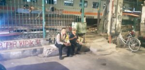 Pemantauan Wilayah Antisipasi Gangguan Kamtibmas Aiptu Antonius AW, Melaksanakan Patroli Strong Points Sepanjang Jalan Pulo Gundul