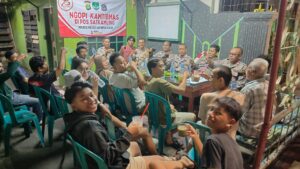 Ngopi Kantibmas Polsek Cempaka Putih : Tingkatkan Peran Serta Warga Dalam Menjaga Keamanan Lingkungan