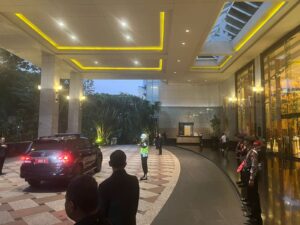 Monitoring Kedatangan Presiden Zanzibar Delegasi ISF 2024 Di Hotel Mulia