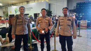 Pagi Hingga Malam Hari Waka Polsek Monitoring Registrasi Delegasi ISF Tahun 2024 Di Gedung JCC Senayan