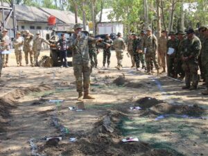 Tactical Floor Game Yonarmed 1 Kostrad dengan US Army dalam Latma Super Garuda Shiel