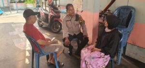 Aipda Bambang Unit Binmas Polsek Sawah Besar Melakukan Sambang