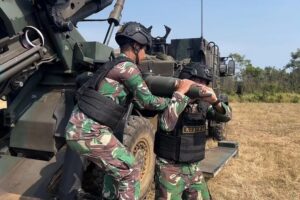 Danmen Armed 1 Kostrad Saksikan Aksi Pasopati di Latbakjatratnis TA 2024 di Puslatpur Martapura