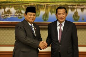 Menhan Prabowo Temui PM dan Presiden Senat Kamboja Bahas Penguatan Kerja Sama
