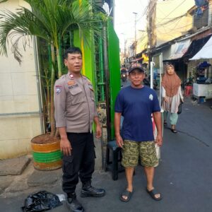 Sambang Tokoh Masyarakat Aiptu Baktiar Emri Sampaikan Pesan Kamtibmas