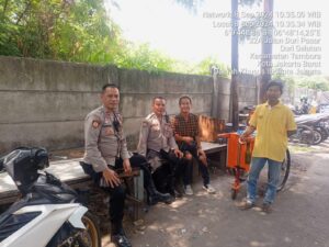 Patroli Samapta Gambir Sambang Ke Jalan Duri Raya Cegah Tindak Kriminalitas
