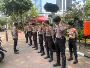 Ipda Sutarman Pimpin Apel Kesiapan Pengamanan Kegiatan Masyarakat Di Sapta Pesona