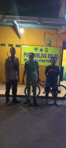 Bhabinkamtibmas Kelurahan Utan Panjang Berikut Melakukan Kegiatan Patroli Dialogis