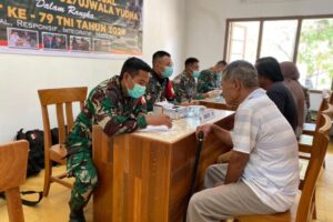 Pengobatan Massal, Bentuk Pengabdian Pasukan Yonif 502 Kostrad Kepada Masyarakat Kandangan