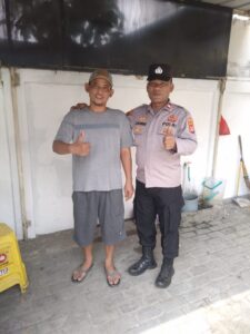 Patroli Dialogis Kapolsubsektor Galur Sambang dan Berikan Imbauan Kamtibmas