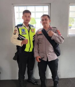 Patroli Kota 1041 Aipda H. Adhy Sambang Pos Keamanan Wilayah Hukum Menteng