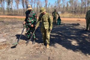 Latihan Gabungan Bersama Terpadu Bhakti Kanyini Ausindo 2024 Satuan Yonzipur 10 Kostrad