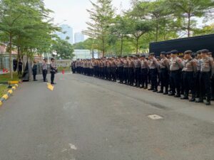 220 Personil Gabungan Terlibat Pengamanan Rencana Aksi Unjuk Rasa di Graha Pertamina