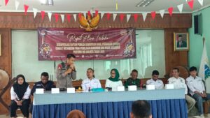 Wakapolsek Metro Menteng Menghadiri Rapat Pleno Terbuka Rekapitulasi DPSHP Kecamatan Menteng