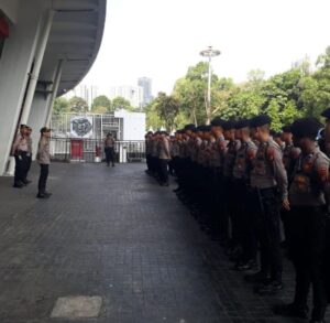 Ploting Pintu Merah, AKP Rony Apriansyah Pimpin Pengamanan Sepakbola Indonesia VS Australia