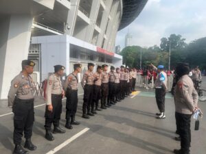 Ploting Pintu Masuk VVIP, AKP Wahyu Pimpin Pengamanan Sepakbola Indonesia VS Australia