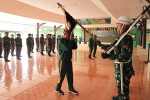 Yonif 755/Yalet Kostrad Laksanakan Acara Pelepasan Prajurit Menuju PON XXI 2024 di Aceh-Sumut