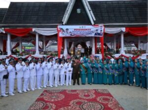 Kukuhkan Perpanjangan Jabatan Kades ,BPD dan Ketua TP PKK Desa serta Bunda Paud. 