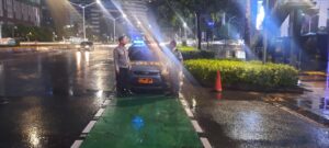 Patroli Dini Hari 1052 Samapta Polsek Metro Tanah Abang Dan Strong Point Sepanjang Jalan Jenderal Sudirman