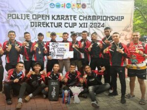 Tim Karate Yonif 328 Kostrad Raih Juara Umum dalam Kejuaraan Piala Direktur XII Polije di Jember