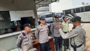 Apel Kesiapan Pengamanan Dan Antisipasi Unjuk Rasa Di Gedung BPK RI