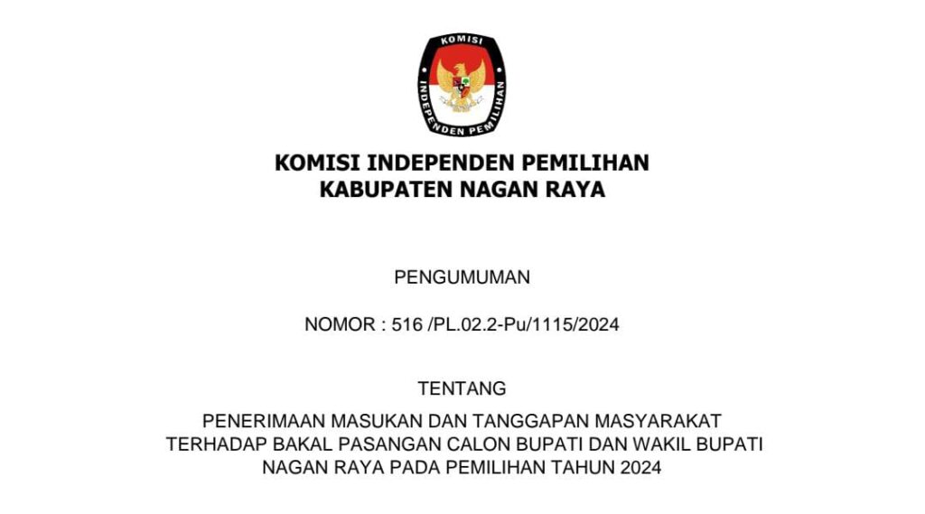 KIP Nagan Raya Terima Masukan dan Tanggapan Masyarakat Terhadap Paslon Bupati