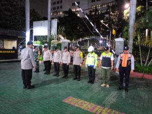 Kapolsubsektor Rajawali pimpin Apel Oprasi Cipta Kondisi Malam Hari