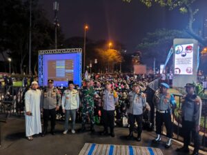 Polsek Kemayoran Melakukan Pengamanan Kemayoran Bersholawat