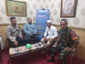 Bhabinkamtibmas Dan Babinsa Kebon Kacang Silahturahmi Dengan DKM Masjid Al Makmur
