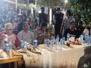 Bhabinkamtibmas Pegangsaaan Menghadiri Malam Puncak HUT RI, Menteng