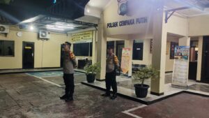 Kapolsek Cempaka Pimpin Apel Tiga Pilar Bersama Pokdarkamtibmas