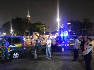Patroli mobile Tiga Pilar Cegah Tawuran Dan Pelaku Kejahatan Malam Hari