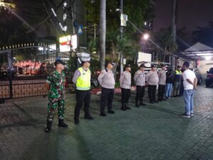 Kanit Serse Pimpin Apel Oprasi Cipta Kondisi Malam Hari