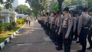 Antisipasi Rencana Aksi Unjuk Rasa, 152 Personil Gabungan Di Siagakan Ke Sapta Pesona Gambir