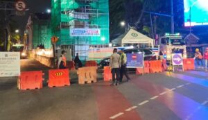 Penutupan dan Pengalihan Jalur Lalulintas Jalan Tambak Menteng