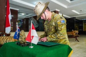 Pangkostrad Terima Kunjungan Panglima Divisi 1 AD Australia