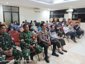 Bhabinkamtibmas Kampung Rawa Mengikuti Sosialisasi Pengawasan Pemilu Secara Tatap Muka