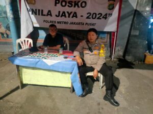 Bhabinkamtibmas Kebon Sirih Antisipasi Tawuran Remaja Di Posko Nila Jaya 2024, Kali Pasir