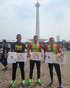 Atlet Lari Yonif 323 Buaya Putih Naik Podium Event Panglima TNI Run Tahun 2024