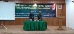 Kepuasan Masyarakat Terhadap Kinerja Babinsa, Tim Sterad Lakukan Survey Ke Kodim 0505/JT